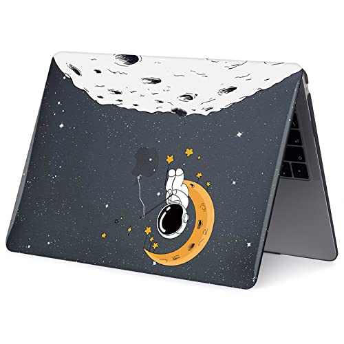 Funda Duro Compatible con MacBook Pro 13 Pulgadas 2015 2014 2013 2012 Modelo A1502 A1425, Plástico Rígida Case Carcasa Protectora para MacBook Pro 13 con Retina Display - Astronauta y Luna