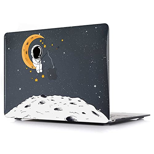 Funda Duro Compatible con MacBook Pro 13 Pulgadas 2015 2014 2013 2012 Modelo A1502 A1425, Plástico Rígida Case Carcasa Protectora para MacBook Pro 13 con Retina Display - Astronauta y Luna