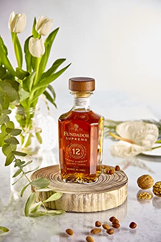 Fundador Supremo 12 - D.O. Brandy de Jerez - Solera Gran Reserva - Colección Sherry Cask - 40% Vol., 70 cl - Producto de España
