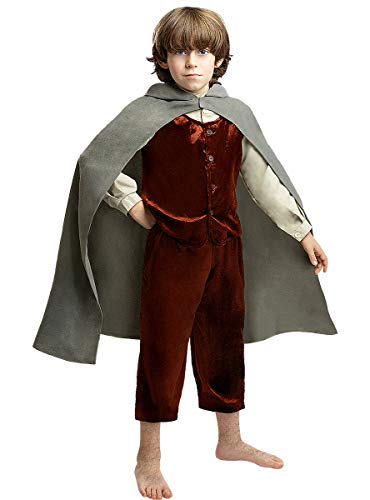 Funidelia | Disfraz de Frodo - El Señor de los Anillos Oficial para niño Talla 3-4 años ▶ El Hobbit, Películas & Series, El Señor de los Anillos, Lord of The Rings (LOTR) - Color: Gris / Plateado