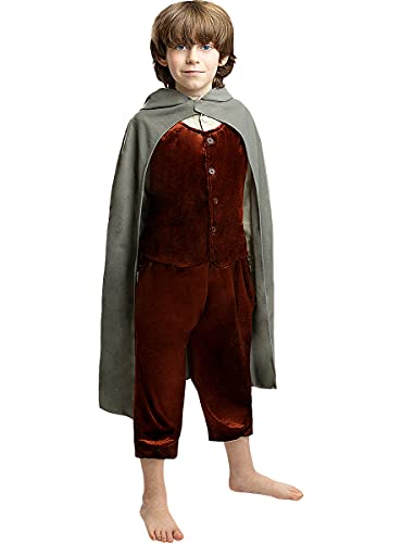 Funidelia | Disfraz de Frodo - El Señor de los Anillos Oficial para niño Talla 3-4 años ▶ El Hobbit, Películas & Series, El Señor de los Anillos, Lord of The Rings (LOTR) - Color: Gris / Plateado