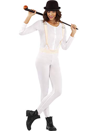 Funidelia | Disfraz de La Naranja Mecánica Oficial para Mujer Talla M ▶ Clockwork Orange, Drugo, Películas & Series - Color: Naranja - Licencia: 100% Oficial