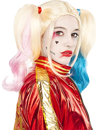Funidelia | Kit Disfraz Harley Quinn - Suicide Squad Oficial para Mujer Talla M ▶ Superhéroes, DC Comics, Suicide Squad, Villanos - Color: Azul - Licencia: 100% Oficial