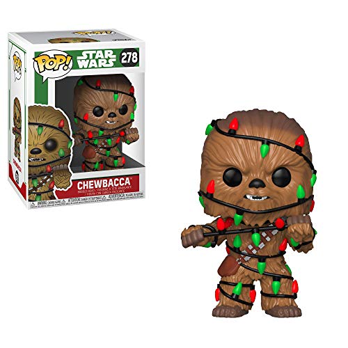 Funko 33886 POP Bobble: Star Wars: Holiday Chewbacca w/ Lights