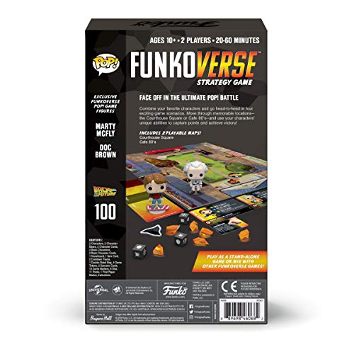 Funko 46068 Pop Funkoverse: Back to The Future-100 Expandalone Juego de Mesa de Estrategia, Multicolor