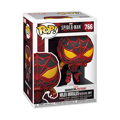 Funko 50151 POP Games: Spider-Man: Miles Morales- Miles (S.T.R.I.K.E. Suit)