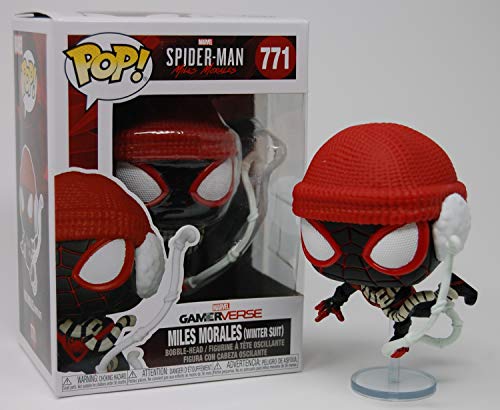Funko 54692 POP Games: Spider-Man: Miles Morales- Miles (Winter Suit)