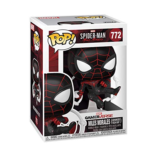 Funko 54693 POP Games: Spider-Man: Miles Morales- Miles (Advanced Tech Suit)