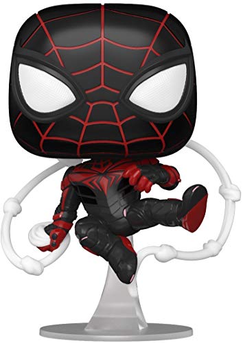 Funko 54693 POP Games: Spider-Man: Miles Morales- Miles (Advanced Tech Suit)