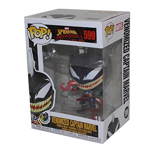 Funko - Pop! Marvel: Max Venom - Captain Marvel Figura Coleccionable, Multicolor (46456)