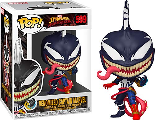 Funko - Pop! Marvel: Max Venom - Captain Marvel Figura Coleccionable, Multicolor (46456)