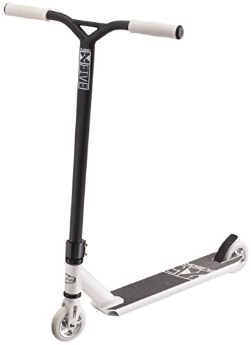 Fuzion X-5 Pro Scooters - Scooter de Truco - Scooter para Principiantes para niños de 8 años en adelante, Calidad Freestyle Kick Scooter para niños y niñas (Blanco)