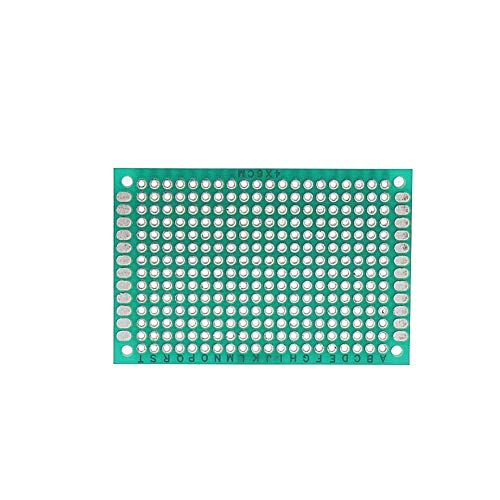 FYYONG Componentes de PC, 20st 5x7 4x6 3x7 2x8cm Dubbelsidig Prototyp placa de circuito impreso PCB de bricolaje universal Protobard PCB Kit