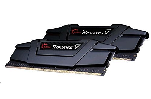 G. Skill - Memoria para ordenador de mesa RipJaws, Serie V, de 16 GB (2 x 8 GB), 288 pines, SDRAM, PC4-28800, DDR4 3600, CL16-19-19-39, a 1,35 V y doble canal, modelo F4-3600C16D-16GVKC