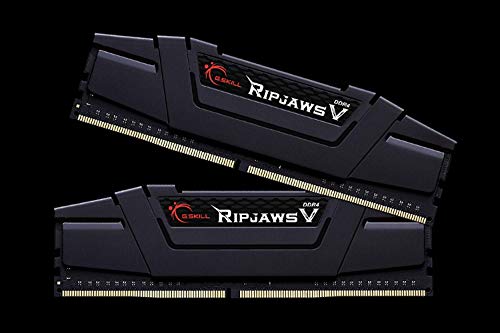 G. Skill - Memoria para ordenador de mesa RipJaws, Serie V, de 16 GB (2 x 8 GB), 288 pines, SDRAM, PC4-28800, DDR4 3600, CL16-19-19-39, a 1,35 V y doble canal, modelo F4-3600C16D-16GVKC