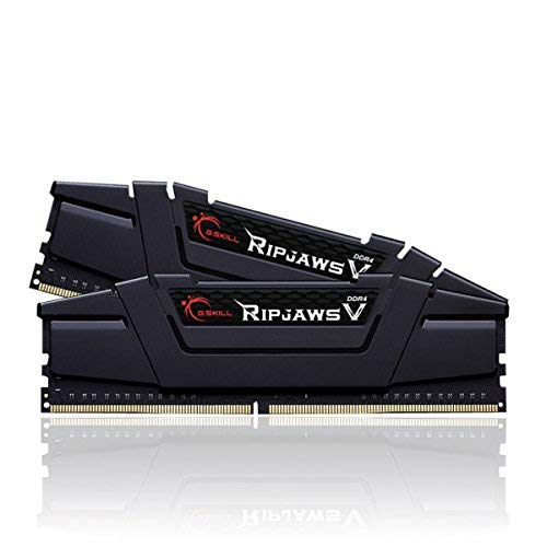 G. Skill - Memoria para ordenador de mesa RipJaws, Serie V, de 16 GB (2 x 8 GB), 288 pines, SDRAM, PC4-28800, DDR4 3600, CL16-19-19-39, a 1,35 V y doble canal, modelo F4-3600C16D-16GVKC