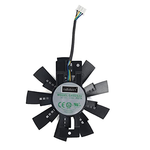 GA92S2U - Ventilador de refrigeración para tarjeta gráfica Zotac GTX 1070/1080/1070 Ti Extreme (1 unidad)