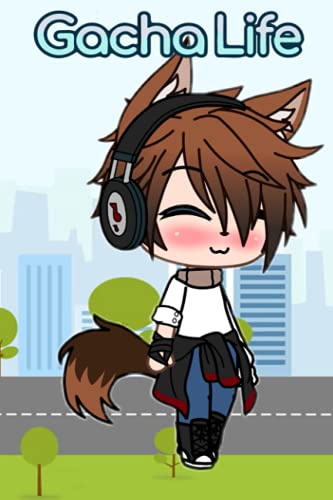 Gacha Life Notebook: Gacha Life Notebook White Paper Blank Journal with Black Cover Medium Size 6'' x 9'' with 110 Pages Makes A Wonderful Gifts For Love Ones