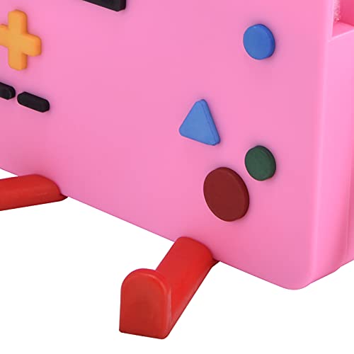 Gaeirt Soporte De Consola De Juegos, Soporte De Videojuego De Material ABS Anti Caída No Es Fácil De Deslizar para El Escritorio del Jugador(Rosado)