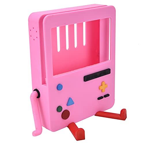 Gaeirt Soporte De Consola De Juegos, Soporte De Videojuego De Material ABS Anti Caída No Es Fácil De Deslizar para El Escritorio del Jugador(Rosado)