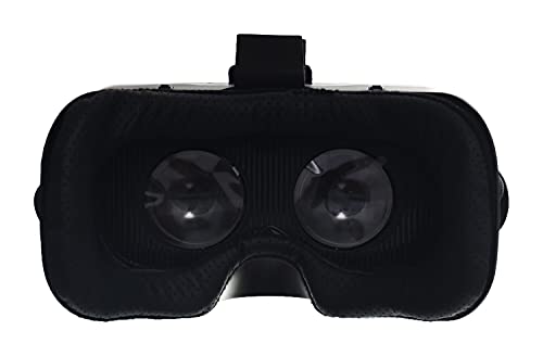 Gafas de realidad virtual 3D con auriculares para ver películas y juegos en 3D, gafas de realidad virtual con controlador Bluetooth, compatible con smartphones de 3.5 a 6 pulgadas, S7, etc.