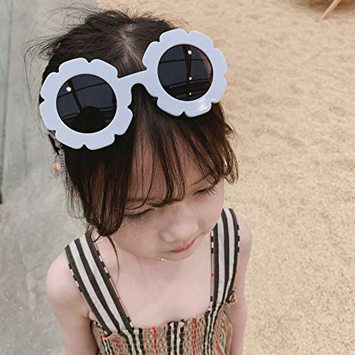 Gafas de Sol para Niños Flor Redonda Gafas Lindo para Bebés Protección UV 400 de Fiesta Playa al Aire Libre