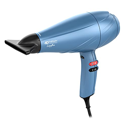 Gama Italy Professional Leggerio Ion 4D Therapy - Secador de pelo, 2400 W de potencia