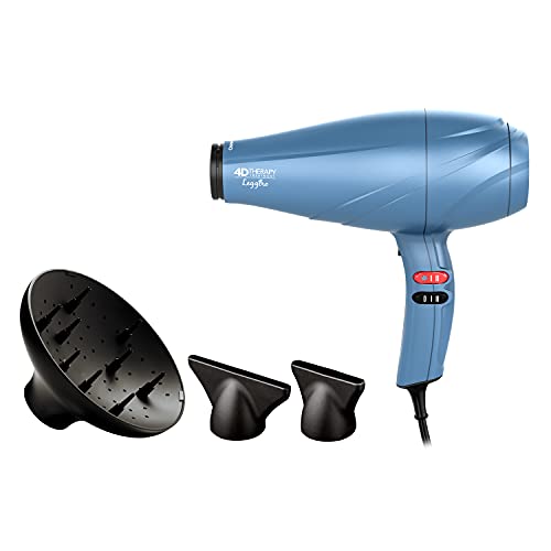 Gama Italy Professional Leggerio Ion 4D Therapy - Secador de pelo, 2400 W de potencia