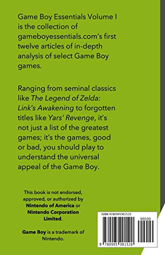Game Boy Essentials Volume I: Black & White Version: 1