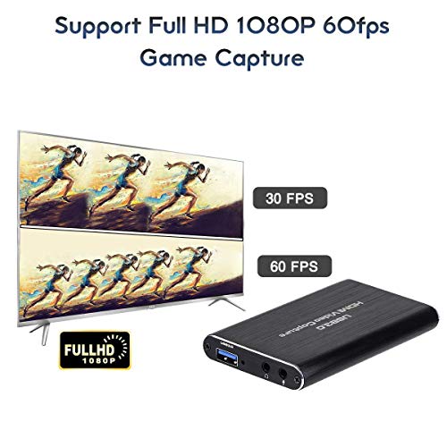 Game Capture HD - Capturadora para Grabar, Compartir Y Reproducir Partidas De Xbox/Playstation (H.264, USB 2.0, HDMI/YPBPR, Mic-In)