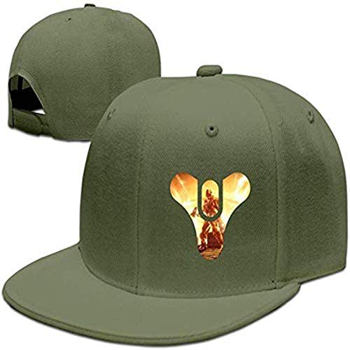 Game Destiny The Taken King Unisex Fashion Cool Adjustable Snapback Baseball Cap Hat One Size Forestgreen
