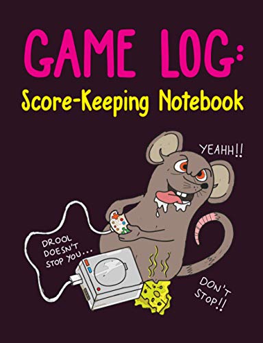 Game Log: Game Record Book, Score Keeper, Fouls, Scoring Sheet, Indoor Games recorder Notebook Gifts for Game Night, Friends, Family