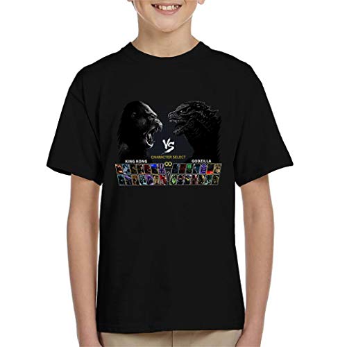 Game Menu King Kong Vs Godzilla Kid's T-Shirt