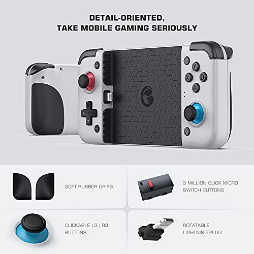 GameSir X2 Lightning Gamepad Controlador de Juegos Móvil para iOS Xbox Game Pass PlayStation Now STADIA Cloud Gaming