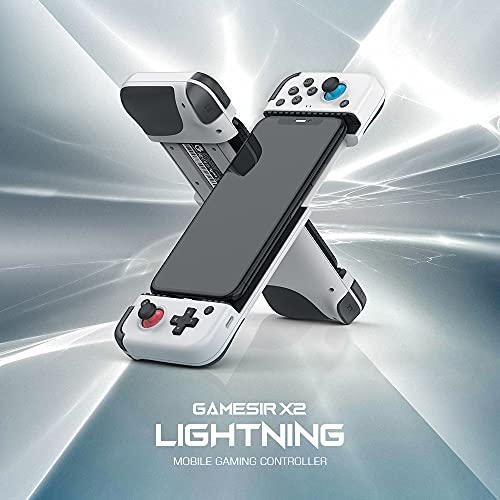 GameSir X2 Lightning Gamepad Controlador de Juegos Móvil para iOS Xbox Game Pass PlayStation Now STADIA Cloud Gaming