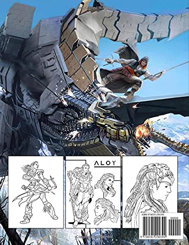 Gamming Art! - Horizon Zero Dawn Coloring Book: Gift Idea For Any Gamers With Coloring Pages In High-Quality| Great For Encouraging Creativity And Developing Imagination