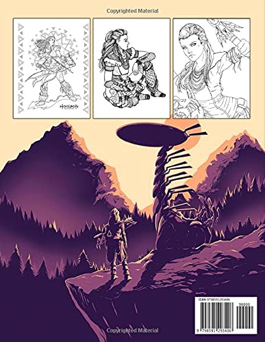 Gamming Art! - Horizon Zero Dawn Coloring Book: Gift Idea For Any Gamers With Coloring Pages In High-Quality| Great For Encouraging Creativity And Developing Imagination
