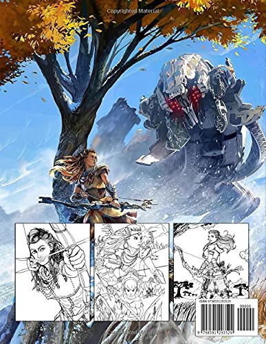 Gamming Art! - Horizon Zero Dawn Coloring Book: Gift Idea For Any Gamers With Coloring Pages In High-Quality| Great For Encouraging Creativity And Developing Imagination