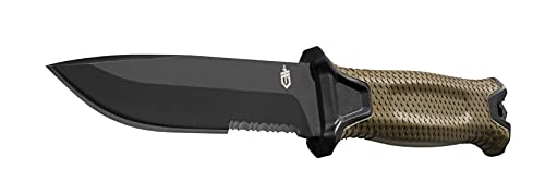 Gamo Outdoor Strongarm Coyote SE Cuchillo de Caza, Unisex Adulto, Negro, Talla Única