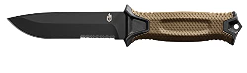 Gamo Outdoor Strongarm Coyote SE Cuchillo de Caza, Unisex Adulto, Negro, Talla Única
