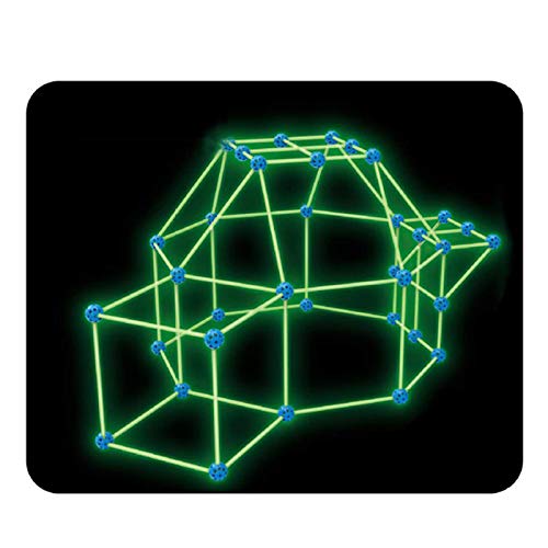 Ganmek Fun Forts Carpa para niños Que Brilla en la Oscuridad Kit de construcción de Fuertes Bricolaje Fun Forts para Construir Castillos túneles Carpa de Juego para niños de 5 años Realistic Natural
