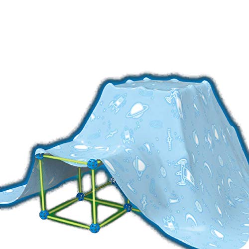Ganmek Fun Forts Carpa para niños Que Brilla en la Oscuridad Kit de construcción de Fuertes Bricolaje Fun Forts para Construir Castillos túneles Carpa de Juego para niños de 5 años Realistic Natural