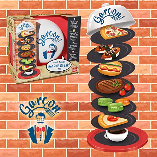 Garçon, Juego de Mesa. Memoriza la comanda ¡o pagarás la Cena!