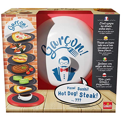 Garçon, Juego de Mesa. Memoriza la comanda ¡o pagarás la Cena!