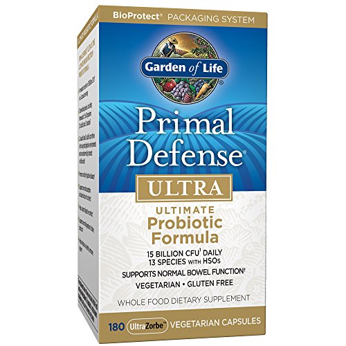 Garden Of Life Primal Defense Ultimate Probiótico Formula 180 Cápsulas Vegetarianas 360 g