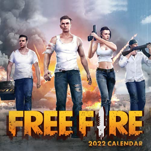 Garena Free Fịre OFFICIAL Calendar 2022: Video Game Calendar 2022 - Games calendar 2022-2023 18 months- Planner Gifts boys girls kids and all Fans (Kalendar Calendario Calendrier).