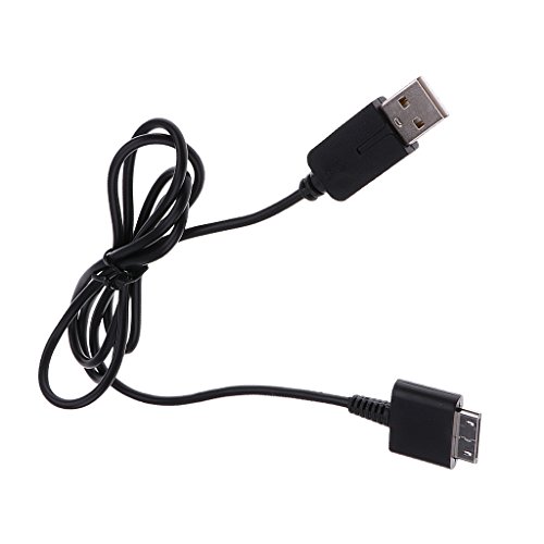 Gazechimp Cable de Carga USB 2 en 1 Cargador de Energía de Transferencia de Datos para Consola PSP Go
