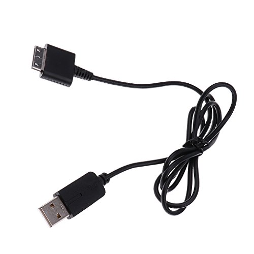 Gazechimp Cable de Carga USB 2 en 1 Cargador de Energía de Transferencia de Datos para Consola PSP Go