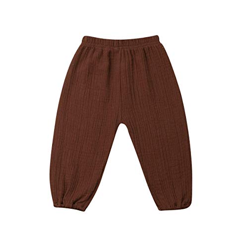 Geagodelia Harem - Pantalones de moda para niños de algodón con diseño retro rojo 2-3 años