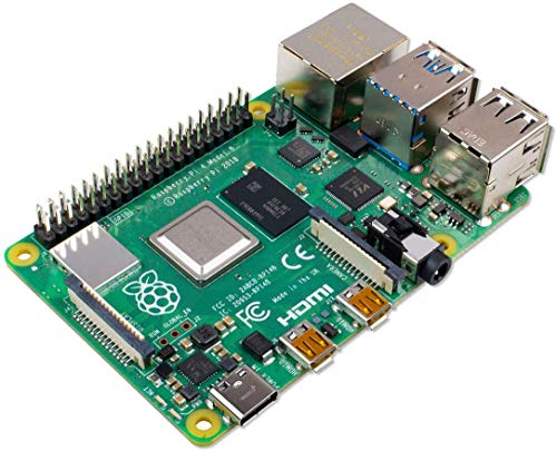 GeeekPi Raspberry Pi 4 DeskPi Pro V2 Set-Top Box Kit - Soporte SSD de tamaño Completo, Fuente de alimentación, Cable HDMI, Tarjeta SD de 32 GB (8 GB)